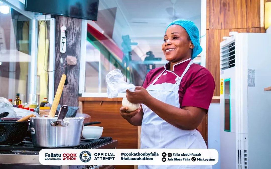 Breaking Boundaries: Ghanaian Woman Sets Sights on Guinness World Record for Longest Cooking Marathon