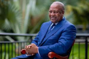 Ghana's President-elect John Dramani Mahama.