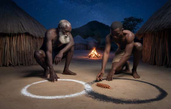 An old sage and a young man